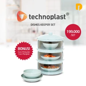 Technoplast Dishes Keeper Set 3 Susun